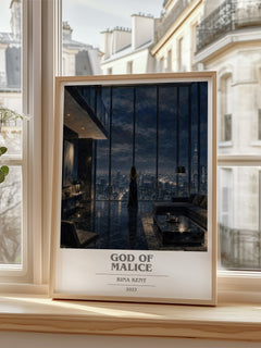 God of Malice book cover poster colour and style options – Rina Kent book art