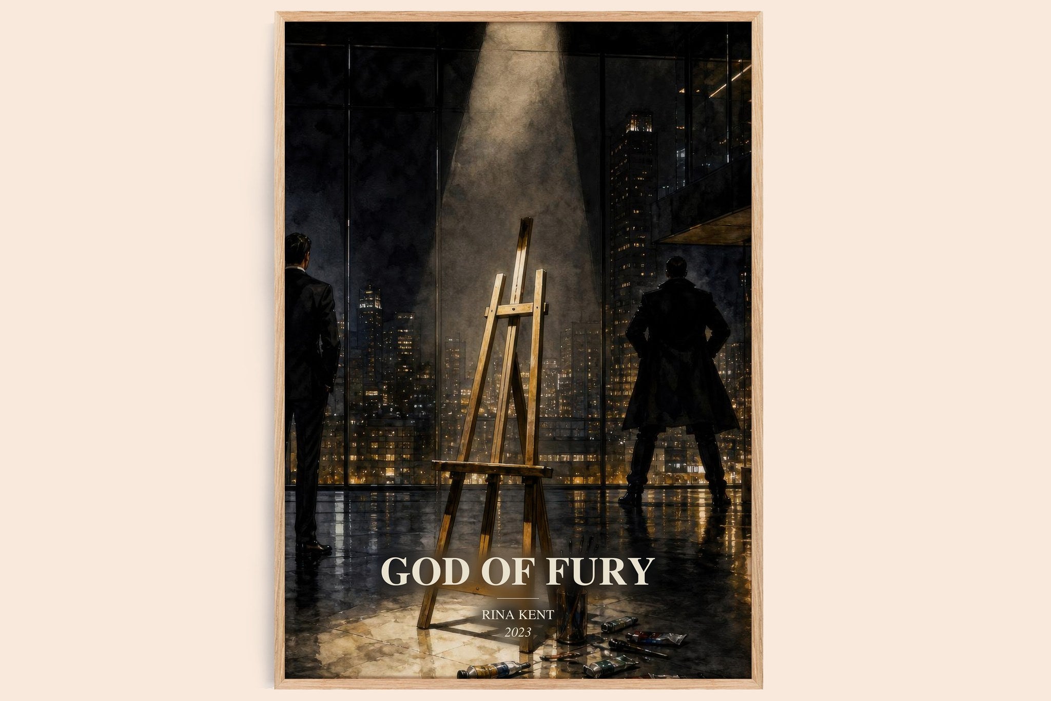 God of Fury Book Watercolour Illustration by Rina Kent