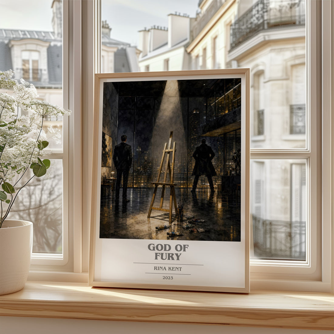 God of Fury book cover poster colour and style options – Rina Kent book art