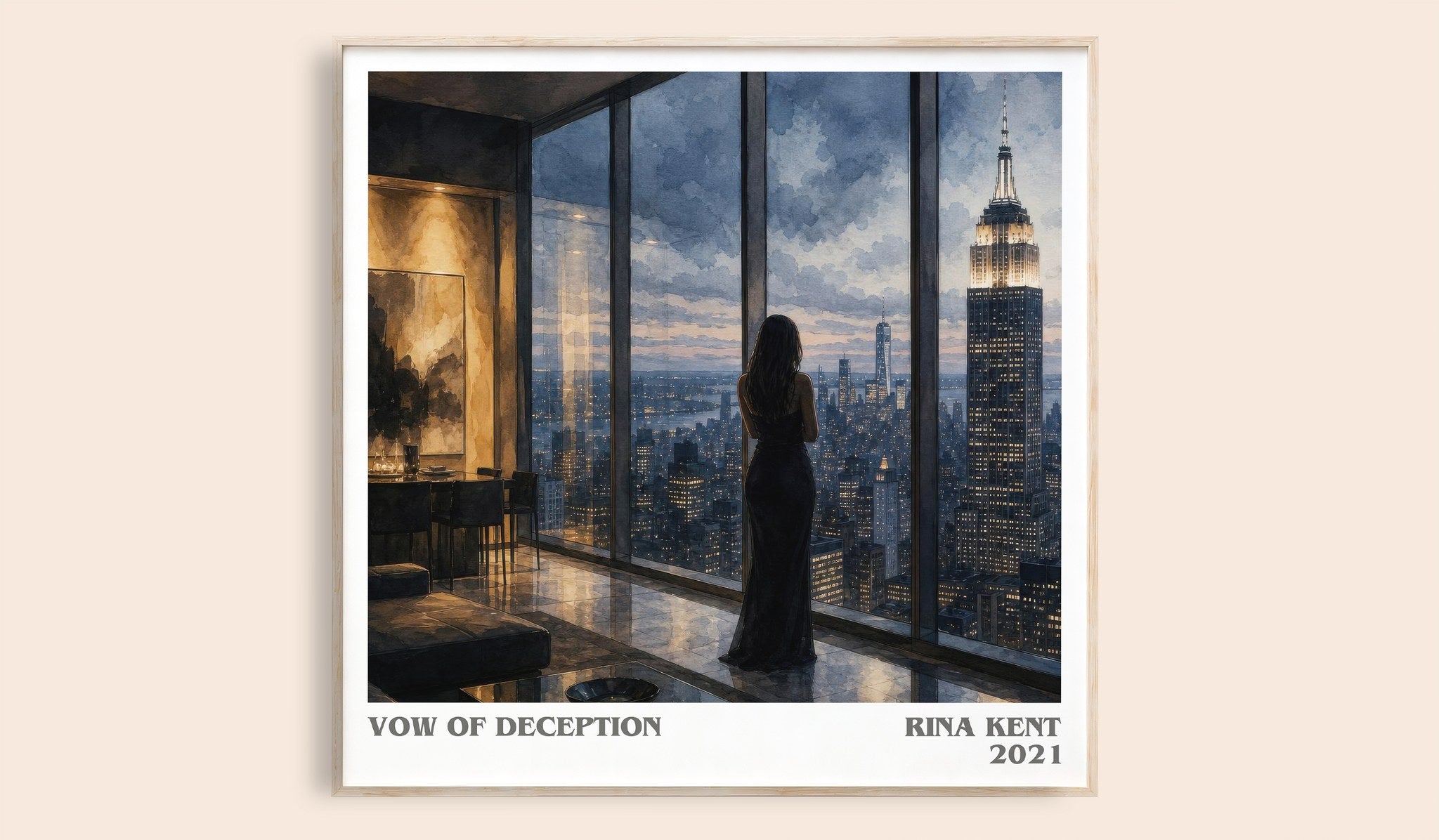 Vow of Deception Literary Art Print by Rina Kent