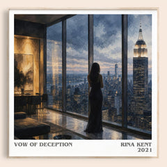 Vow of Deception literary book poster by Rina Kent – framed literary art print