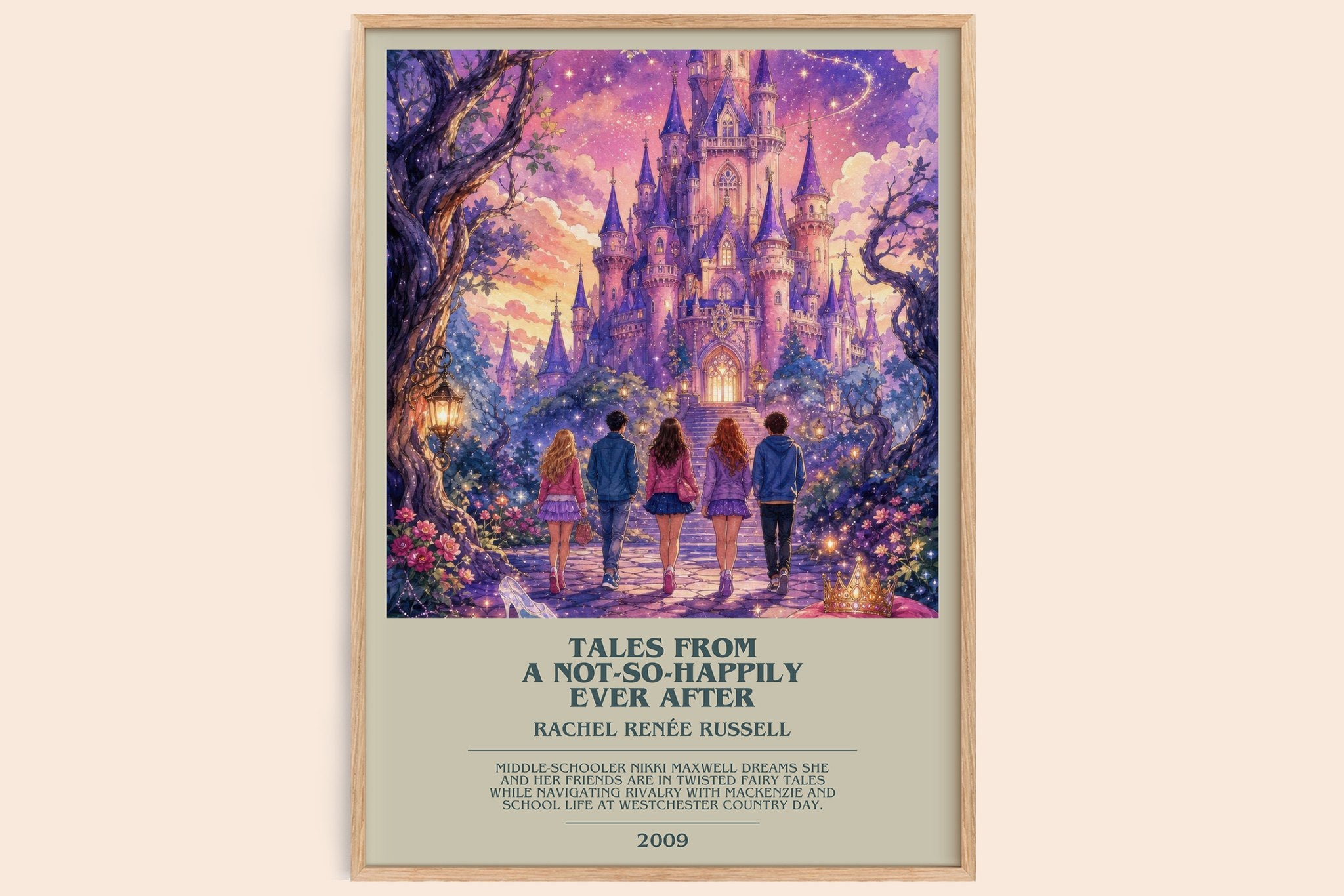 Tales from a Not-So-Happily Ever After Bookish Wall Art by R. Russell