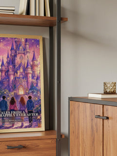 Tales from a Not-So-Happily Ever After book watercolour illustration paper finish options – matte satin gloss