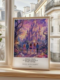 Tales from a Not-So-Happily Ever After book cover poster colour and style options – Rachel Renée Russell book art