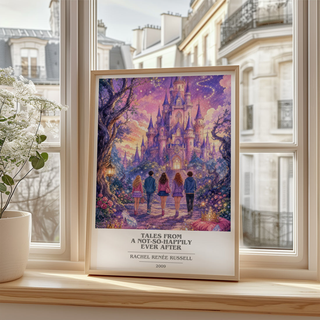 Tales from a Not-So-Happily Ever After book cover poster colour and style options – Rachel Renée Russell book art