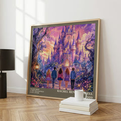 Tales from a Not-So-Happily Ever After literary print framed by window – literary home decor