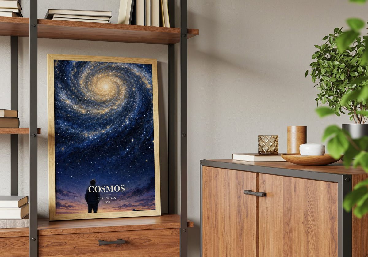 Cosmos book watercolour illustration paper finish options – matte satin gloss