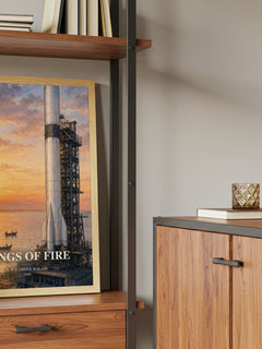 Wings of Fire book watercolour illustration paper finish options – matte satin gloss
