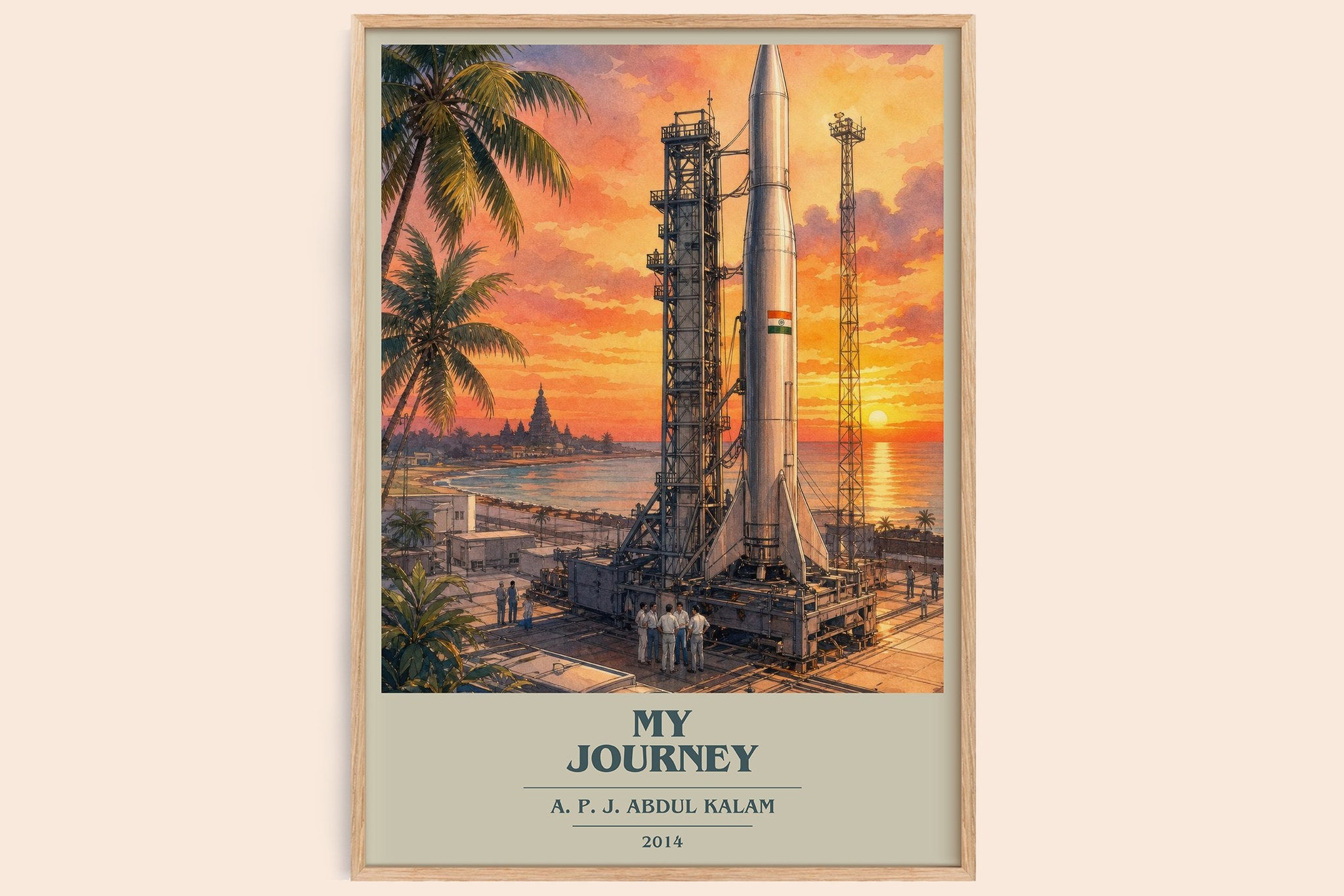 My Journey Book Cover Poster by A. P. J. Abdul Kalam