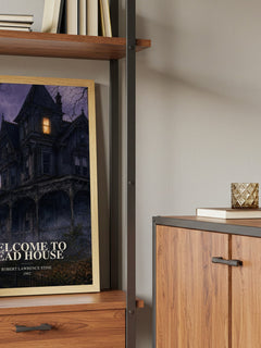Welcome to Dead House book watercolour illustration paper finish options – matte satin gloss