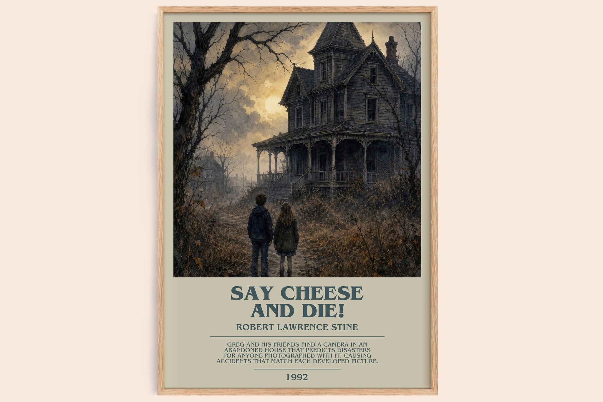 Say Cheese and Die! Bookish Wall Art by Robert Lawrence Stine