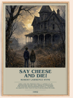 Say Cheese and Die! Bookish Wall Art by Robert Lawrence Stine