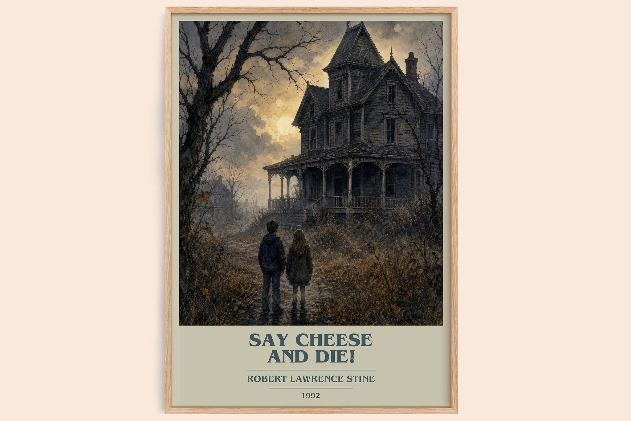 Say Cheese and Die! Book Cover Poster by Robert Lawrence Stine