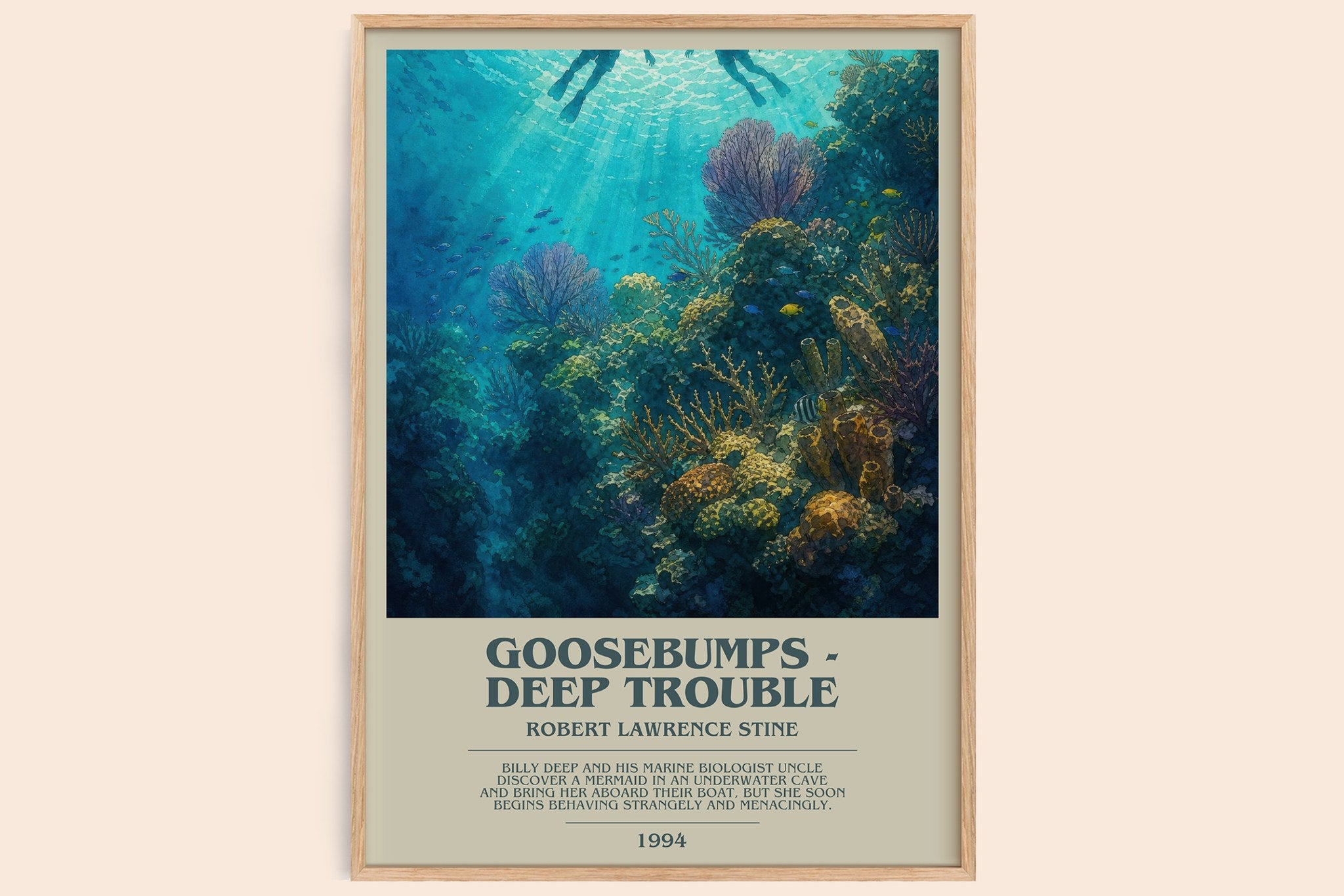 Goosebumps - Deep Trouble Bookish Wall Art by Robert Lawrence Stine