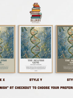 The Selfish Gene Bookish Wall Art by Richard Dawkins – image 4