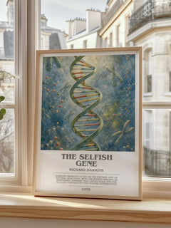 The Selfish Gene Bookish Wall Art by Richard Dawkins – image 2
