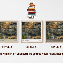 The Greatest Show on Earth literary print in frame leaning in hallway – non fiction wall art