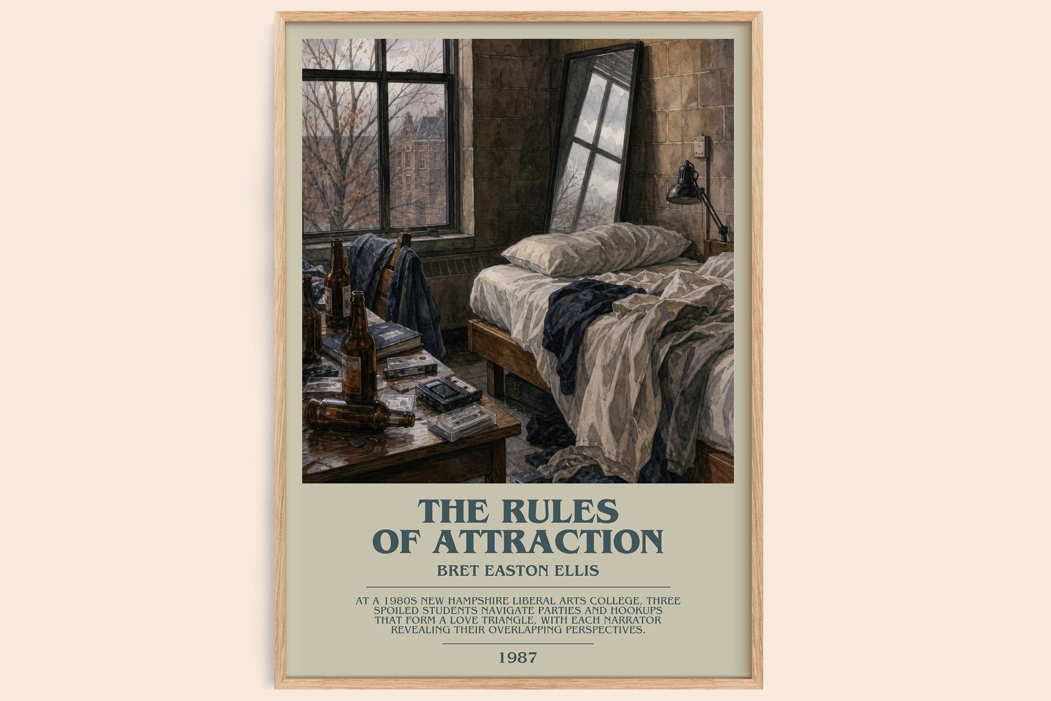 The rules of attraction Bookish Wall Art by Bret Easton Ellis