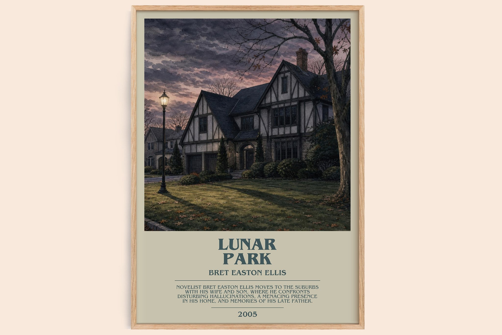 Lunar Park Bookish Wall Art by Bret Easton Ellis