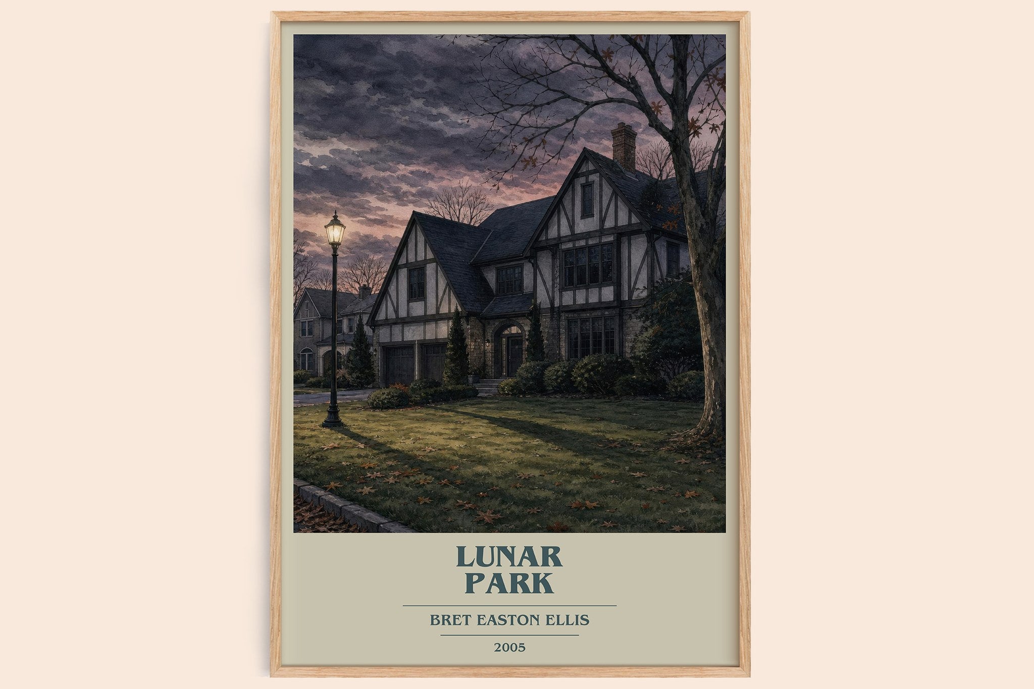 Lunar Park Book Cover Poster by Bret Easton Ellis
