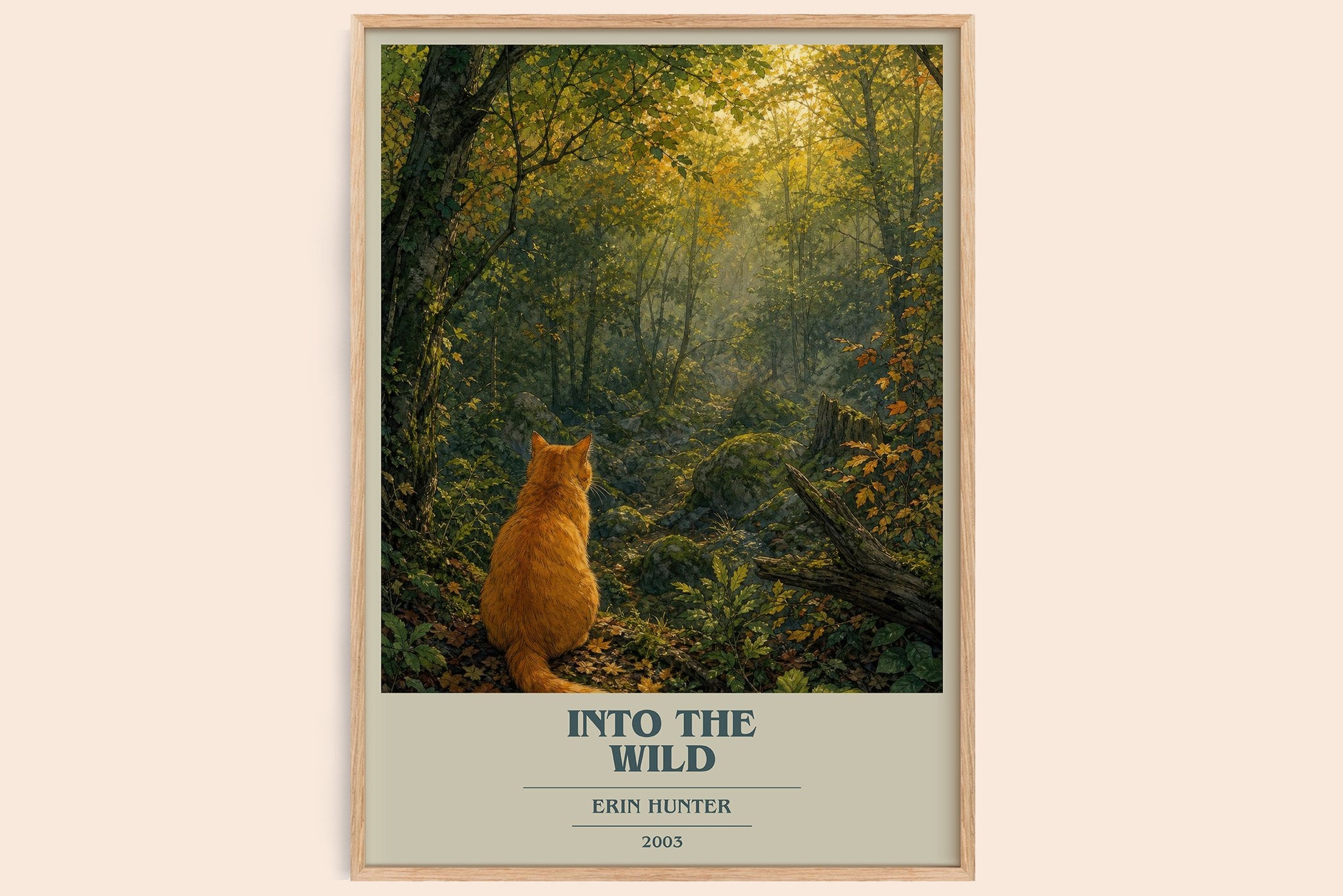 Into the Wild Book Cover Poster by Erin Hunter