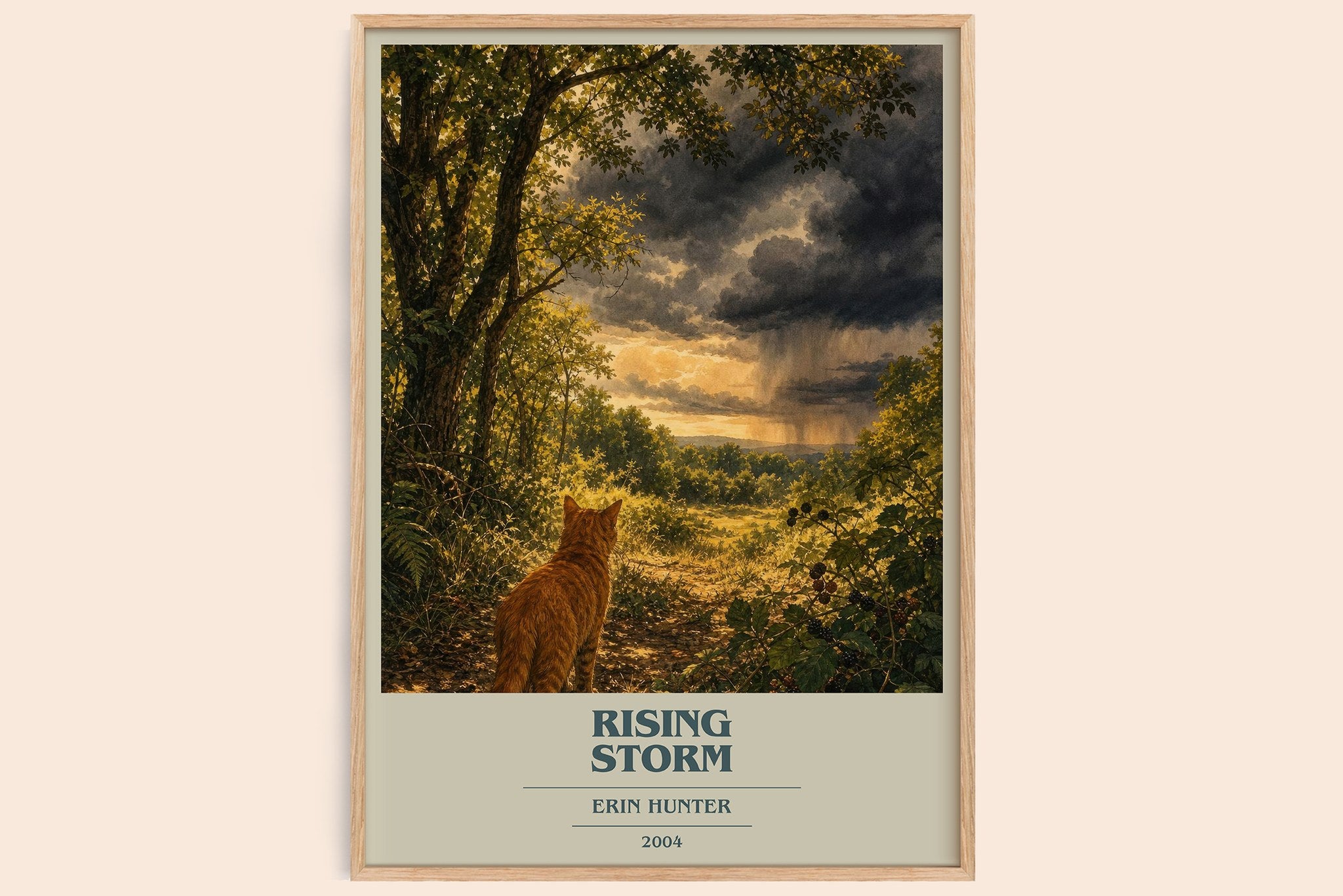 Rising Storm Book Cover Poster by Erin Hunter