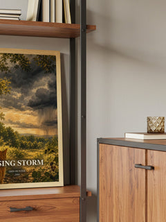 Rising Storm book watercolour illustration paper finish options – matte satin gloss
