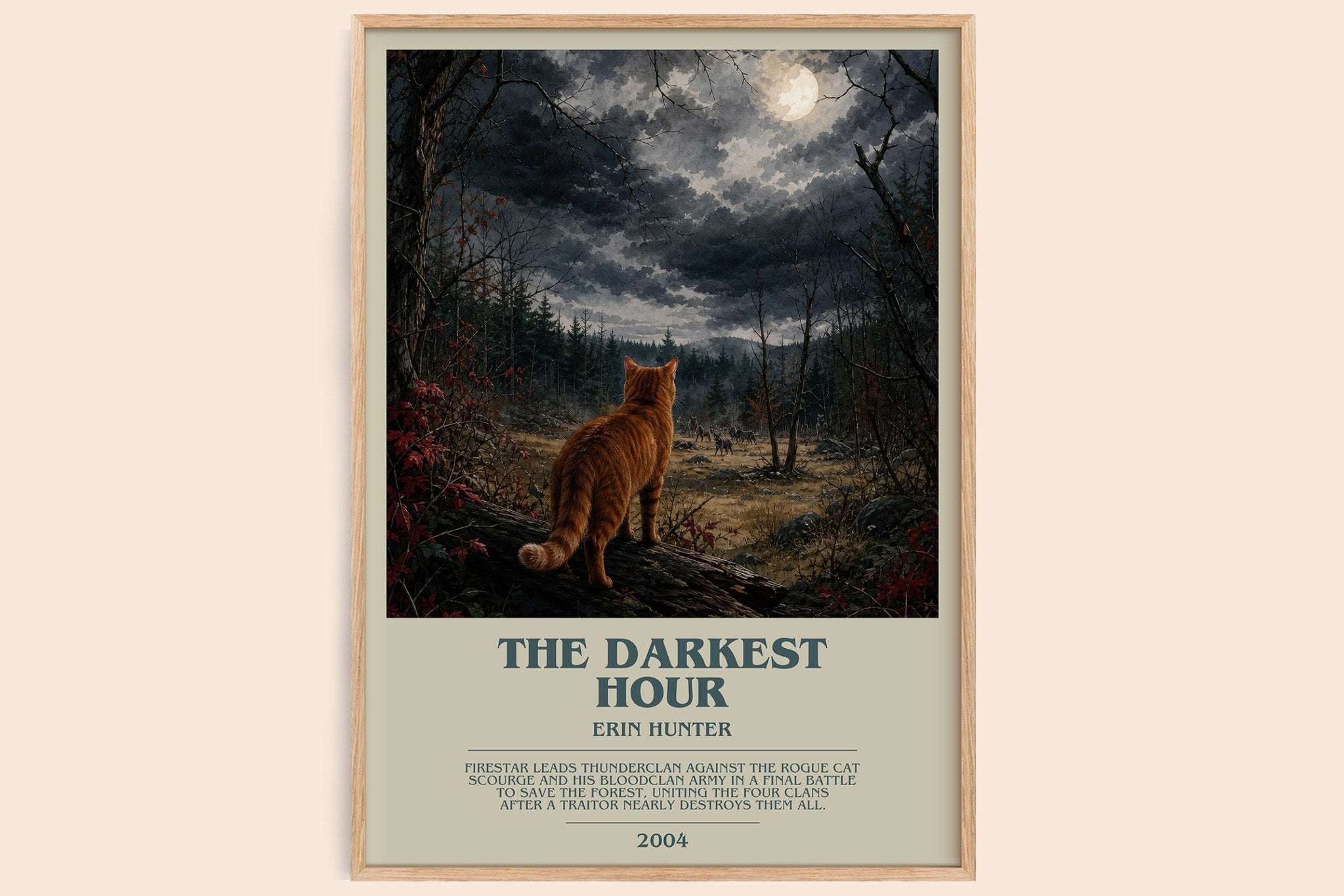 The Darkest Hour Bookish Wall Art by Erin Hunter