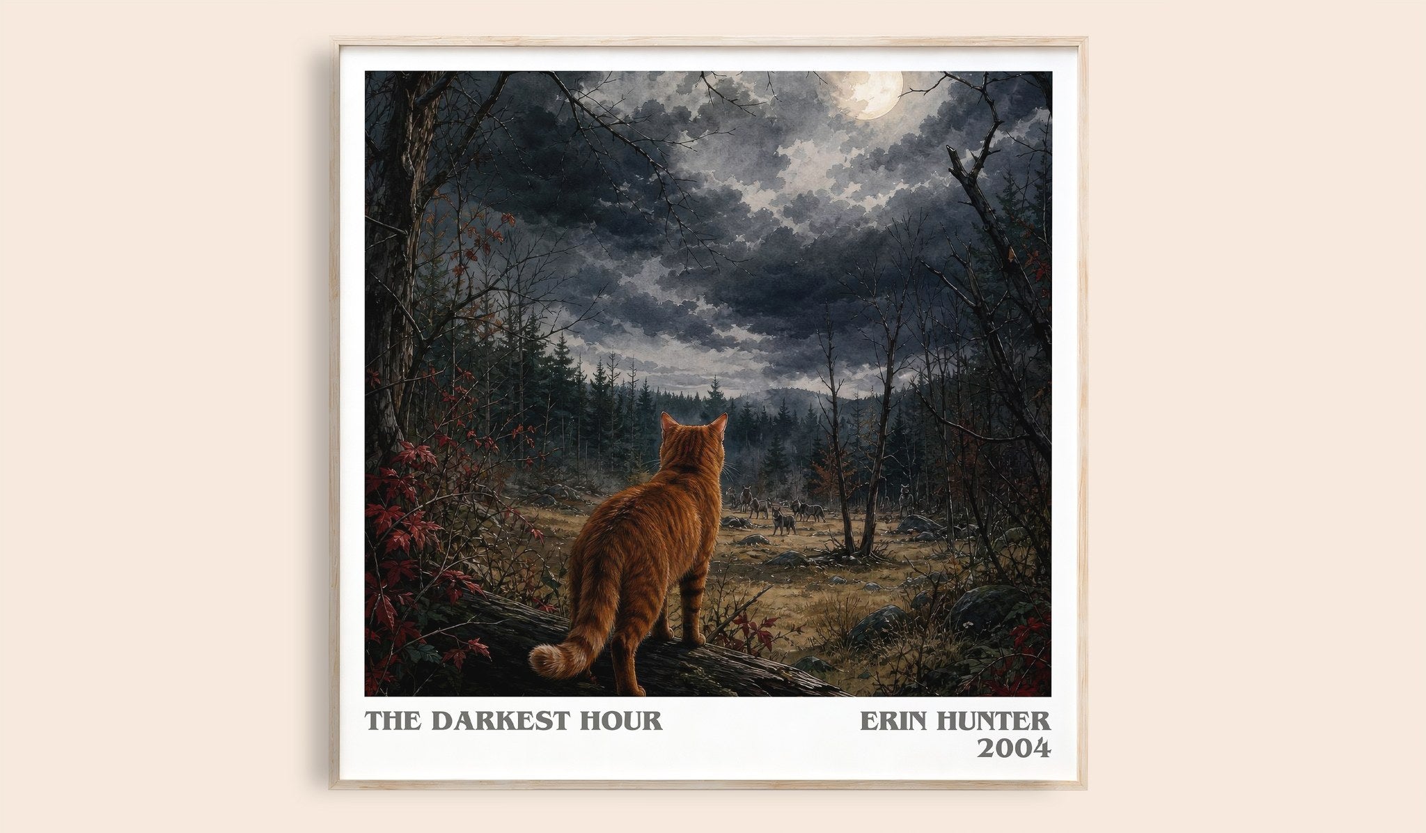 The Darkest Hour Literary Art Print by Erin Hunter