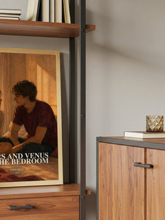 Mars and Venus in the bedroom book watercolour illustration paper finish options – matte satin gloss