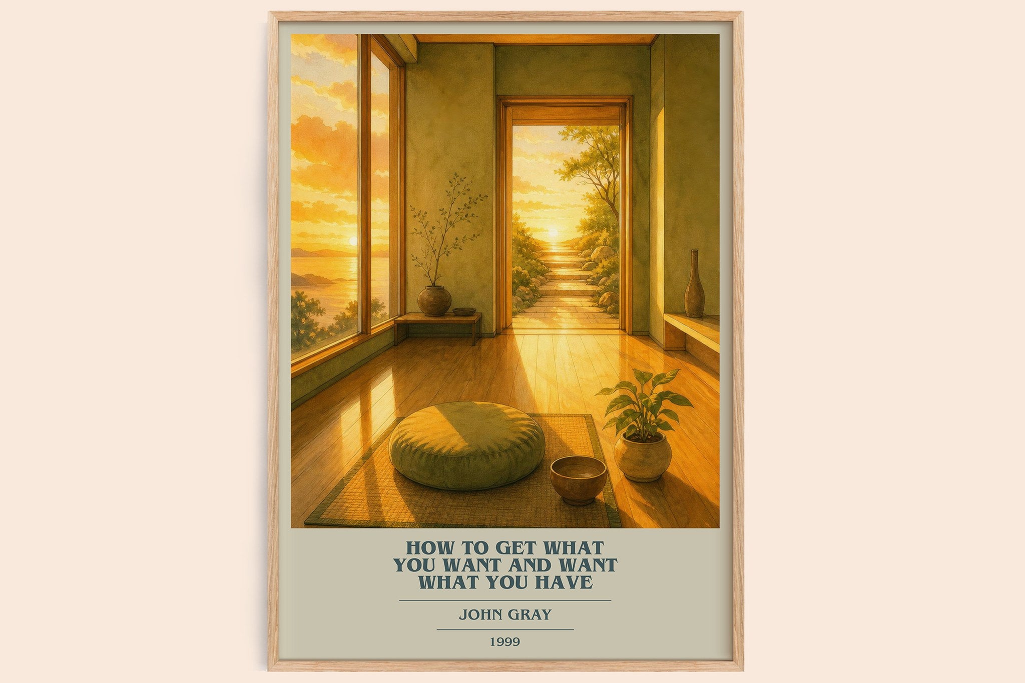 How to Get What You Want and Want What You Have Book Cover Poster by John Gray