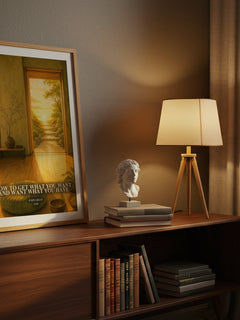 How to Get What You Want and Want What You Have watercolour print on bookshelf – John Gray fan gift