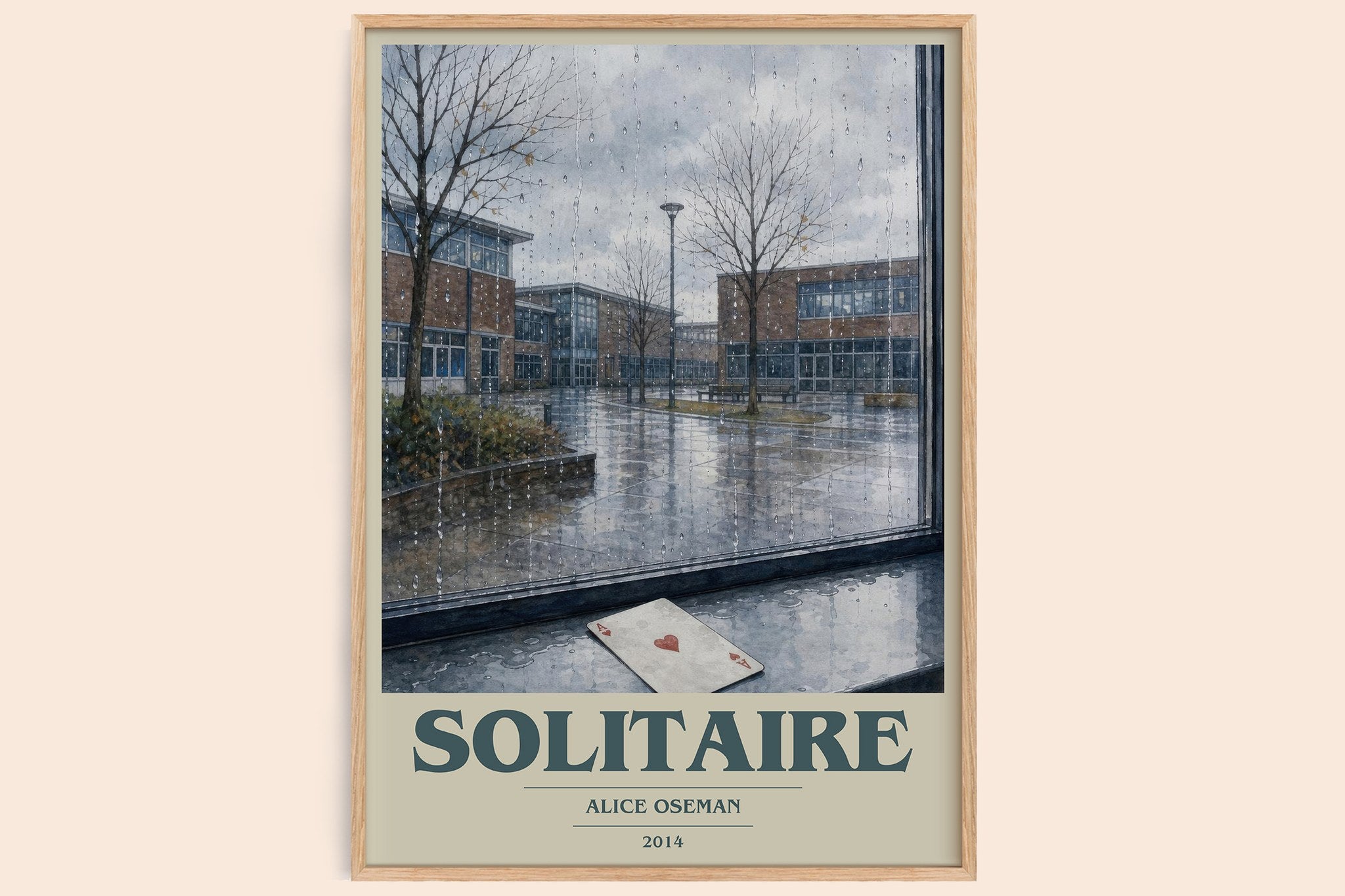 Solitaire Book Cover Poster by Alice Oseman