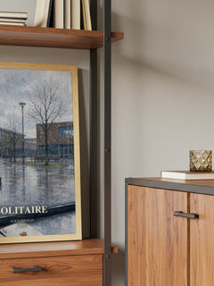 Solitaire book watercolour illustration paper finish options – matte satin gloss