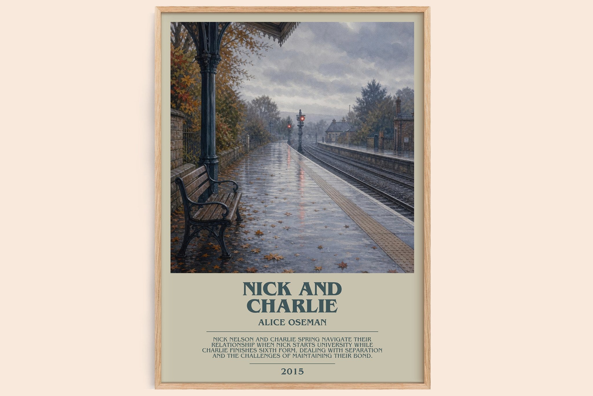 Nick and Charlie Bookish Wall Art by Alice Oseman