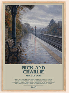 Nick and Charlie Bookish Wall Art by Alice Oseman – image 1