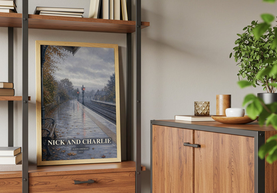 Nick and Charlie book watercolour illustration paper finish options – matte satin gloss