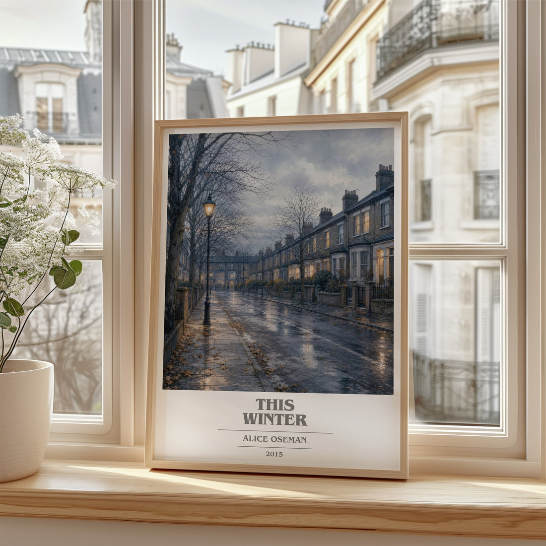 This Winter book cover poster colour and style options – Alice Oseman book art