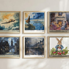This Winter literary art print colour and style options – Alice Oseman book art