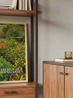 In Search of Our Mother's Garden book watercolour illustration paper finish options – matte satin gloss