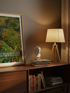 In Search of Our Mother's Garden watercolour print on bookshelf – Alice Walker fan gift