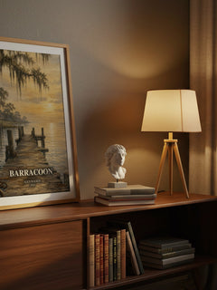 Barracoon watercolour print on bookshelf – Alice Walker fan gift