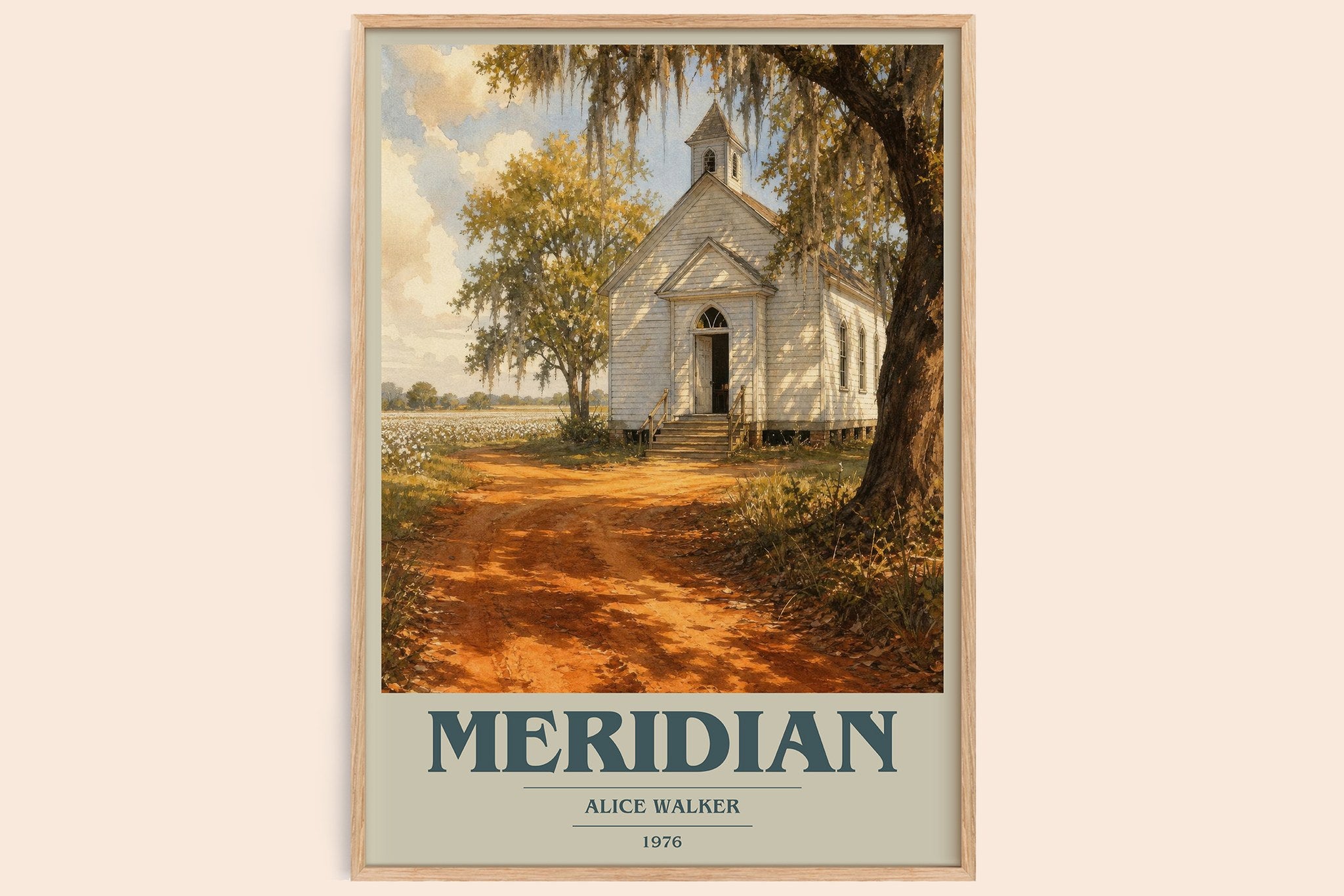 Meridian Book Cover Poster by Alice Walker