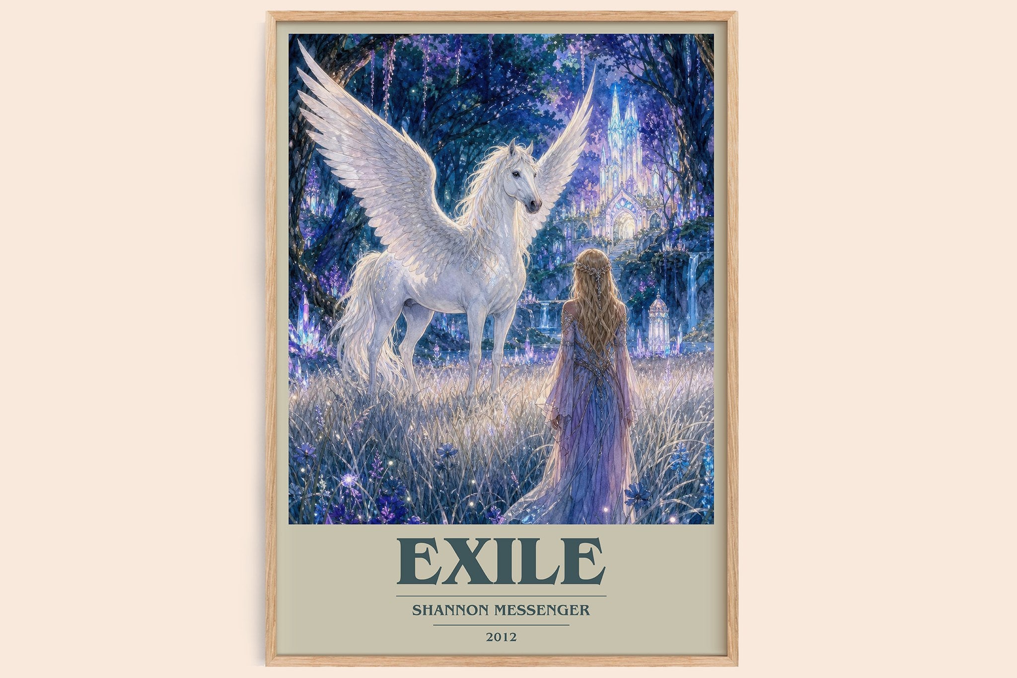 Exile Book Cover Poster by Shannon Messenger