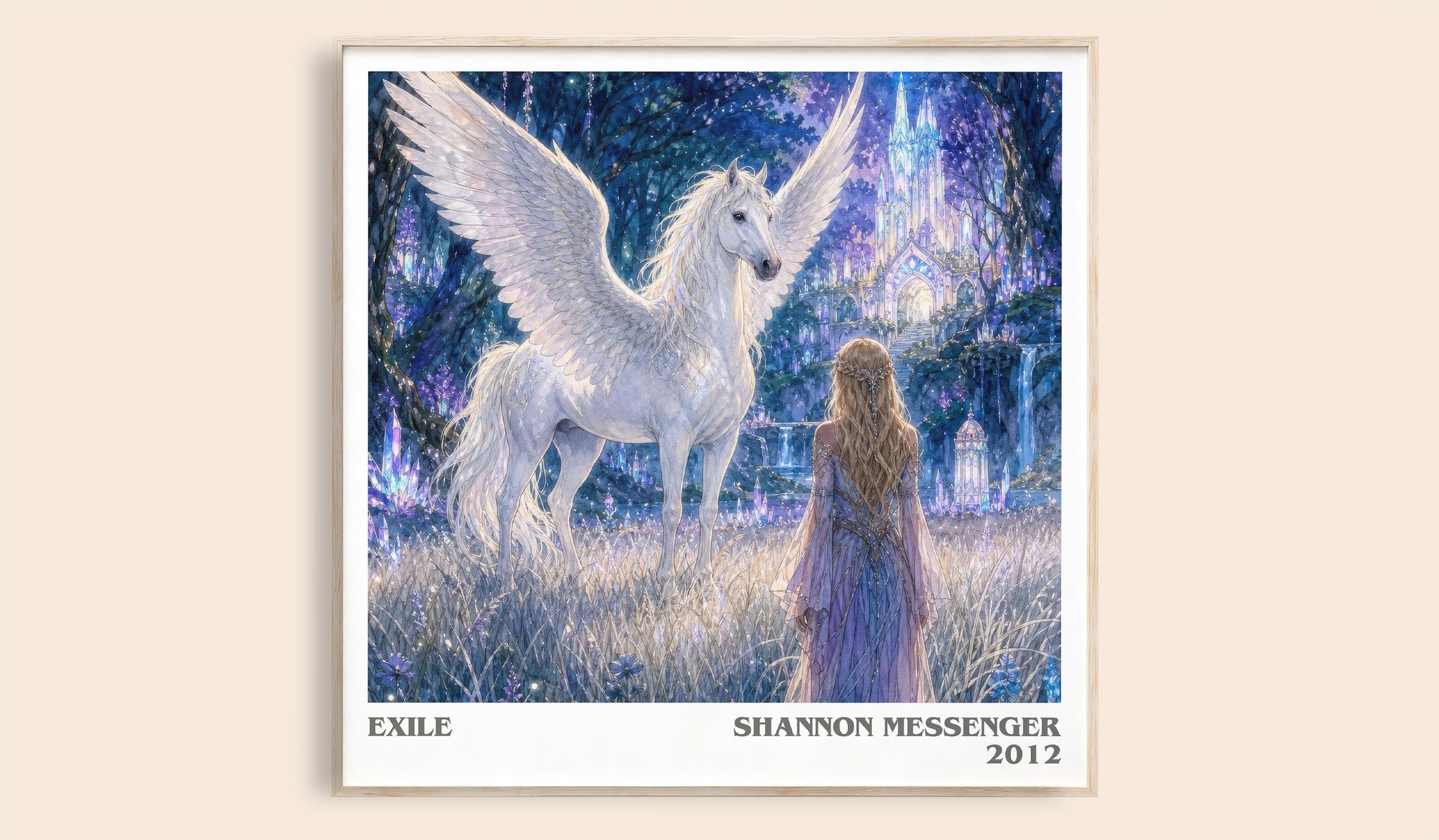 Exile Literary Art Print by Shannon Messenger