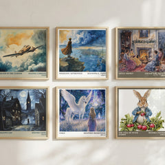 Exile literary art print colour and style options – Shannon Messenger book art