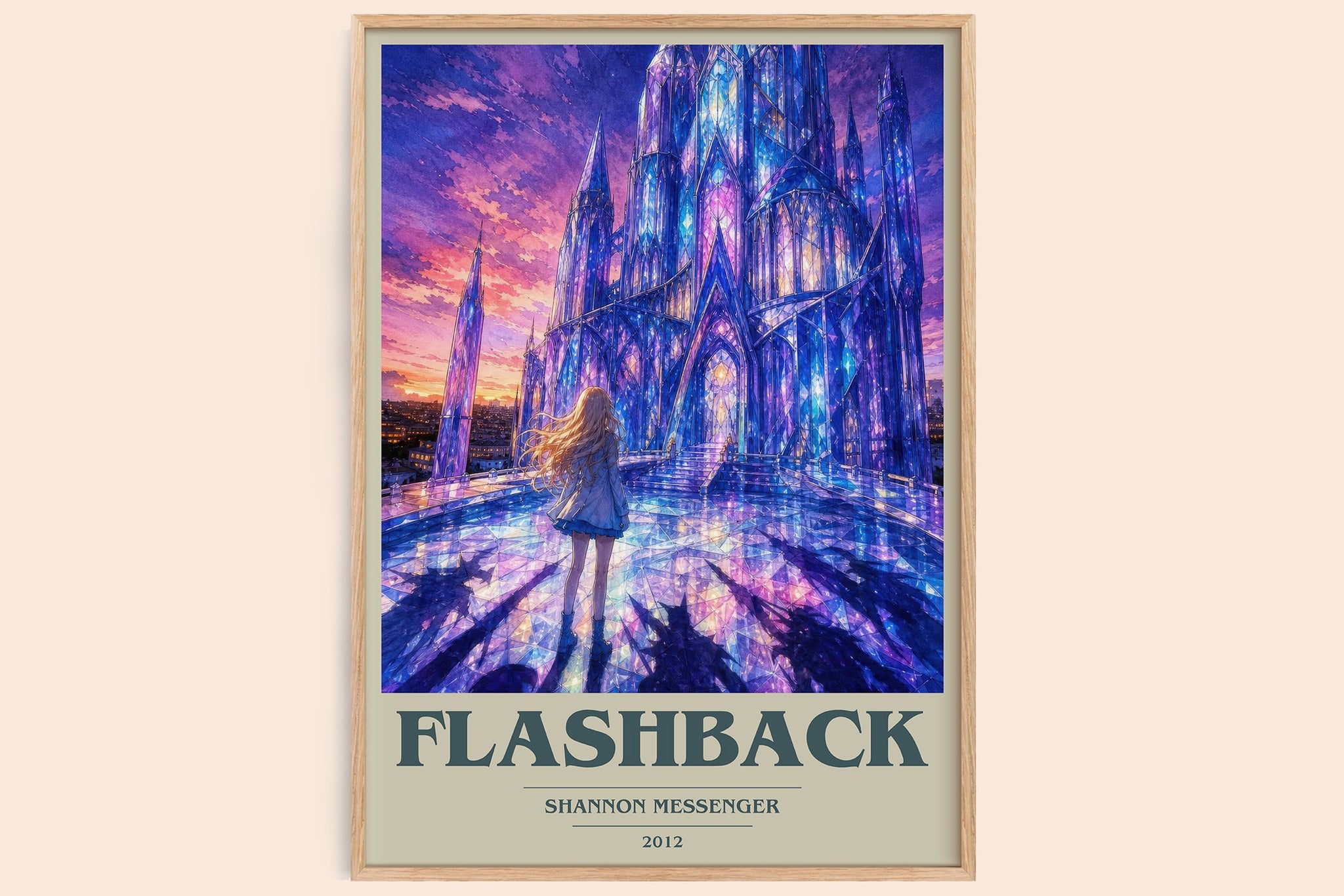Flashback Book Cover Poster by Shannon Messenger