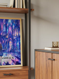 Flashback book watercolour illustration paper finish options – matte satin gloss