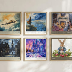 Flashback literary art print colour and style options – Shannon Messenger book art