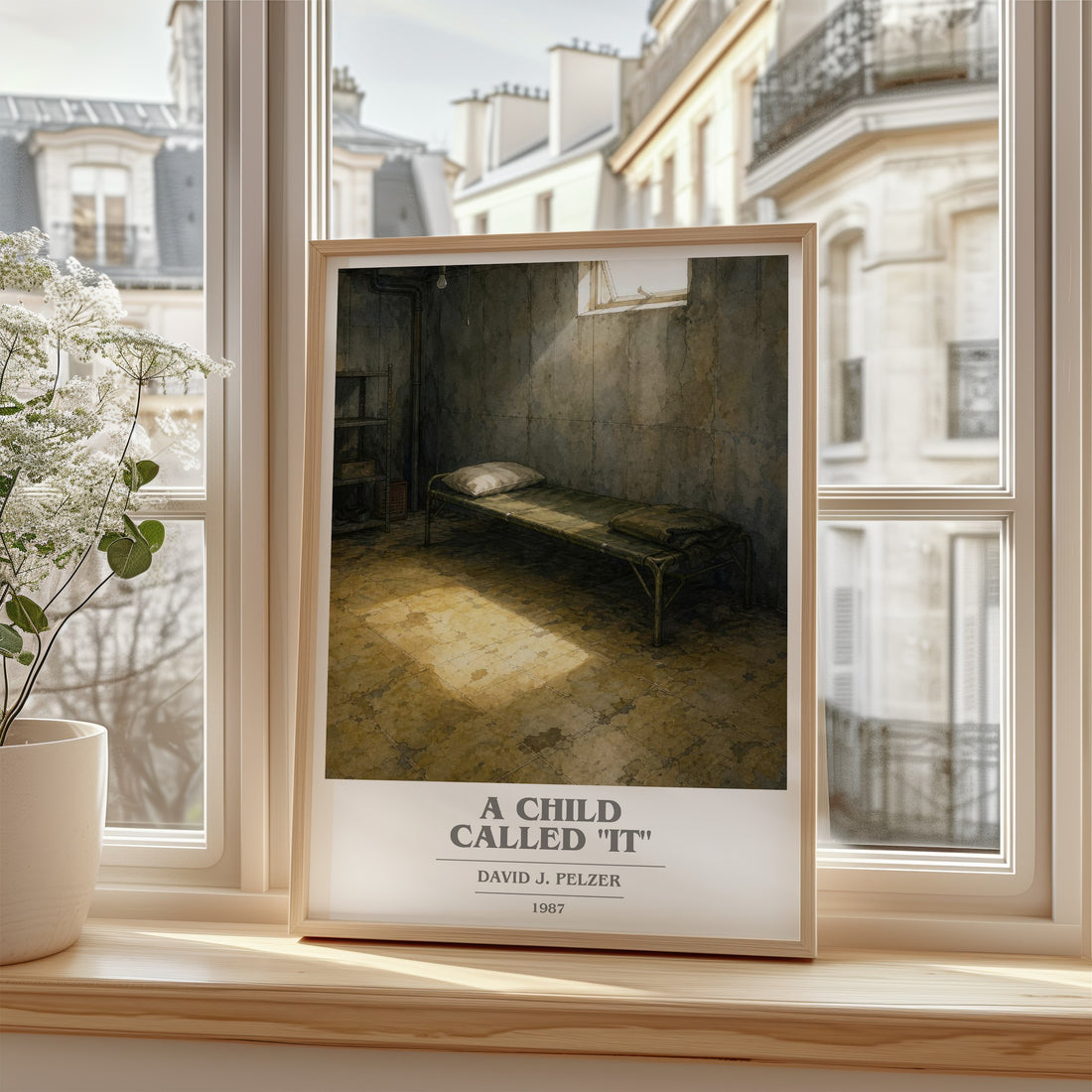 A child called "it" book cover poster colour and style options – David J. Pelzer book art